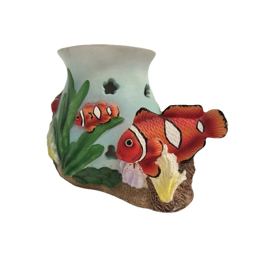Rare‎ Vintage Finding Nemo Style Clown Fish Wax Tealight Melt Warmer